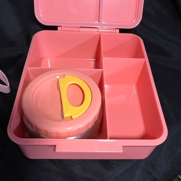 Bento Box Princess Themed Kids Insulated Lunch Bag Leak-Proof Set Maison Huis - Picture 4 of 15